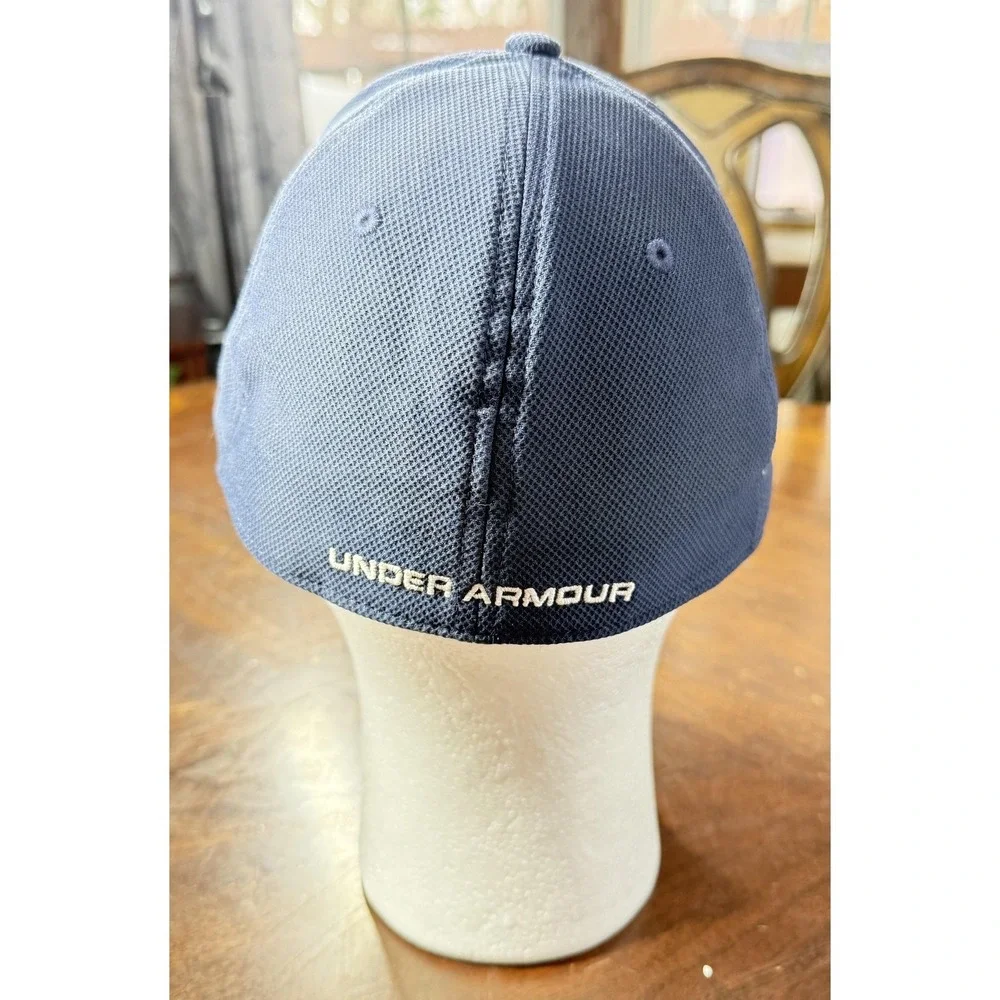 Under Armour Hat Cap Fitted Mens L/XL Blue Blitzing UA Classic Fit‎ Athletic